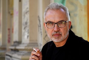 Alhierd Bacharevič. Foto: Julia Cimafiejeva