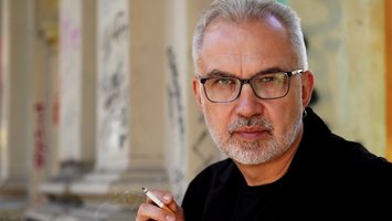 Alhierd Bacharevič. Foto: Julia Cimafiejeva