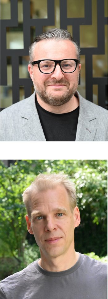 Zaal Andronikashvili (oben) und Matthias Schwarz